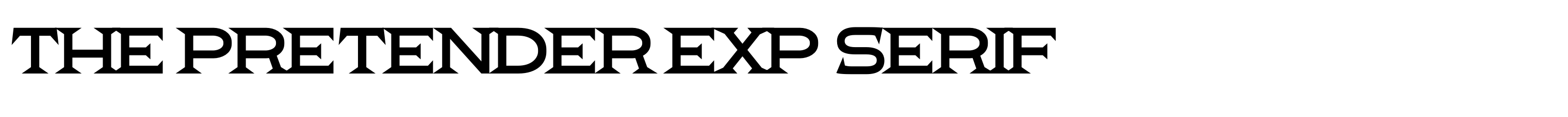 The Pretender Exp Serif